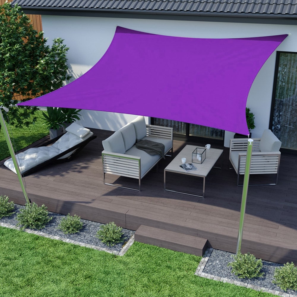 Square Purple Shade Sail