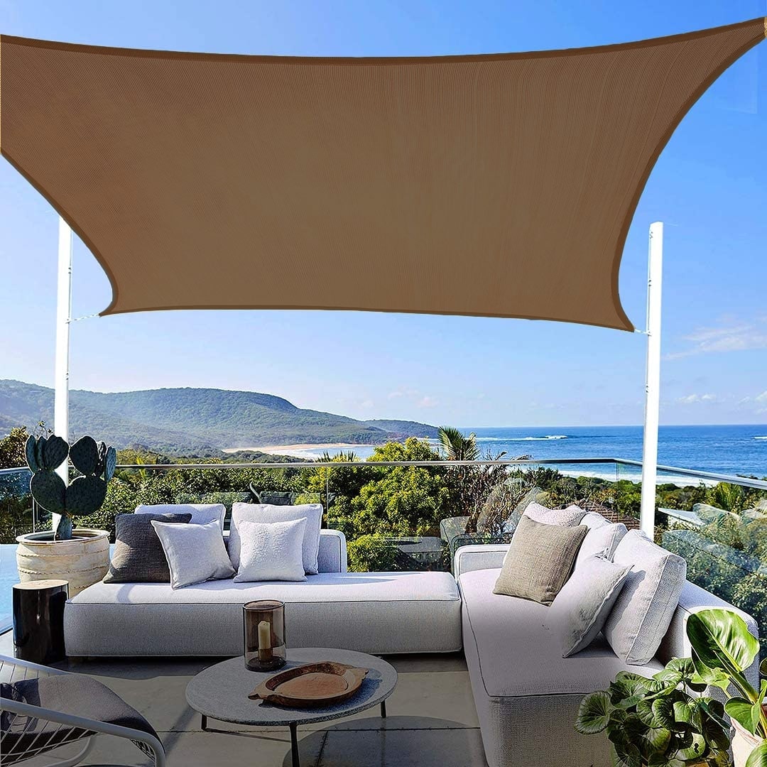 Brown Square Shade Sail