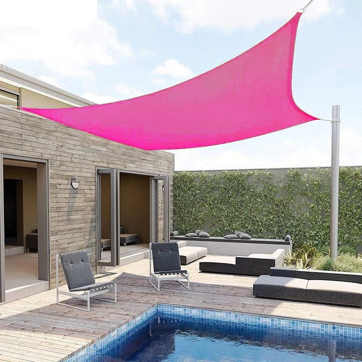 Square Magenta Shade Sail