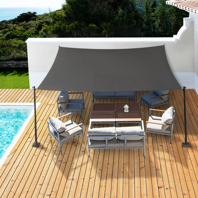 Square Shade Sail Anthracite