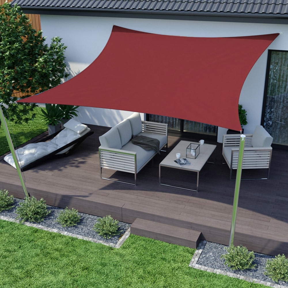 Square Bordeaux Shade Sail
