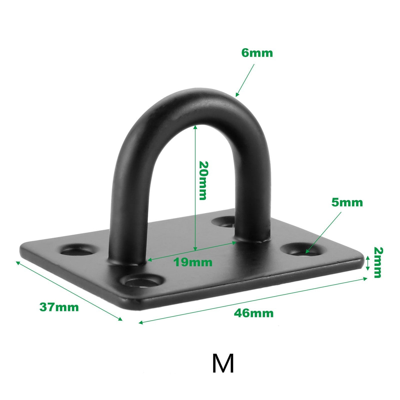 black wall mount