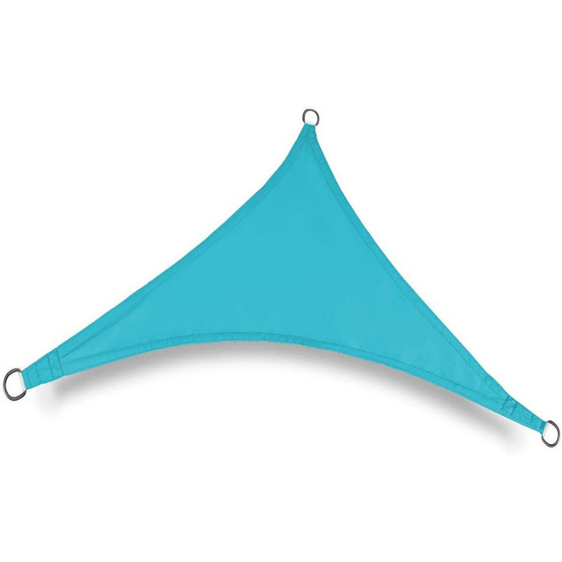 Turquoise Triangular Shade Sail