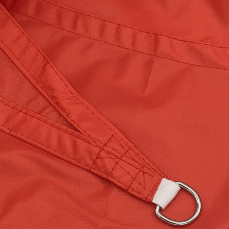 Red Rectangular Shade Sail