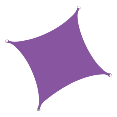 Purple Rectangular Shade Sail
