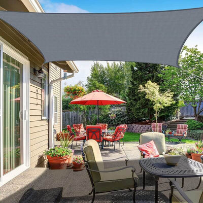 Gray Square Shade Sail