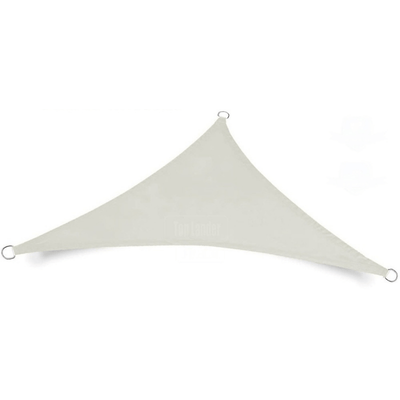 White Triangular Shade Sail