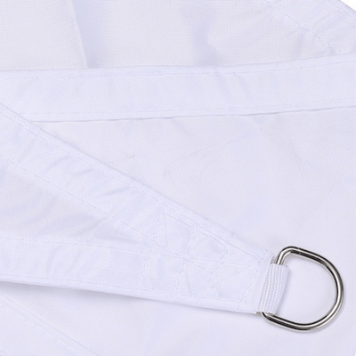 White Triangular Shade Sail