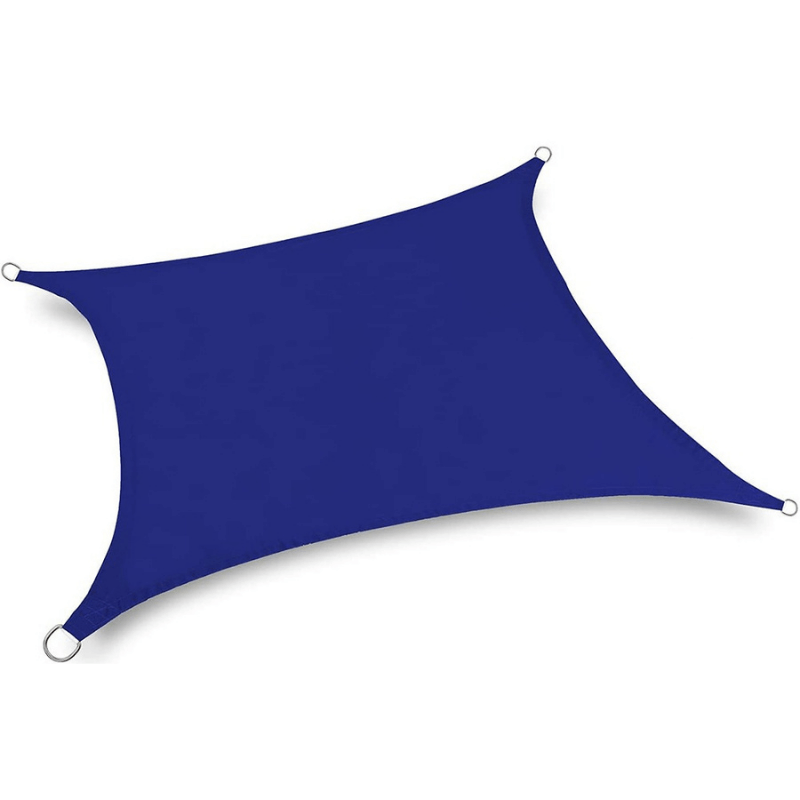 Rectangular Blue Shade Sail