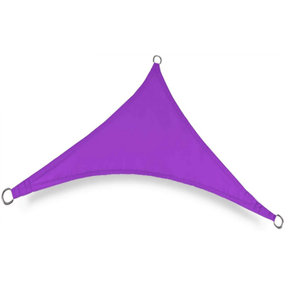 Purple Triangular Shade Sail