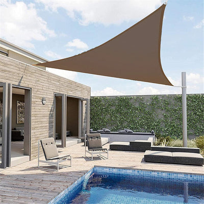 Brown Triangular Shade Sail