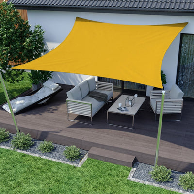 Square Mustard Shade Sail