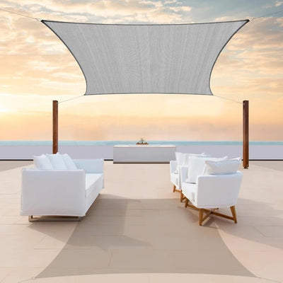 Gray Square Shade Sail