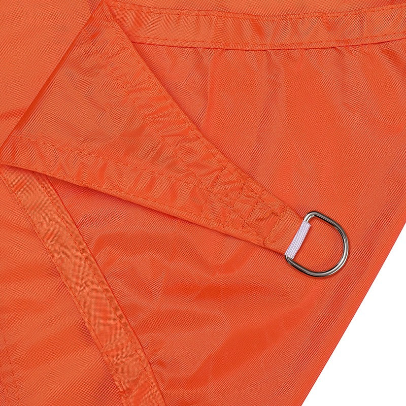 Orange Rectangular Shade Sail
