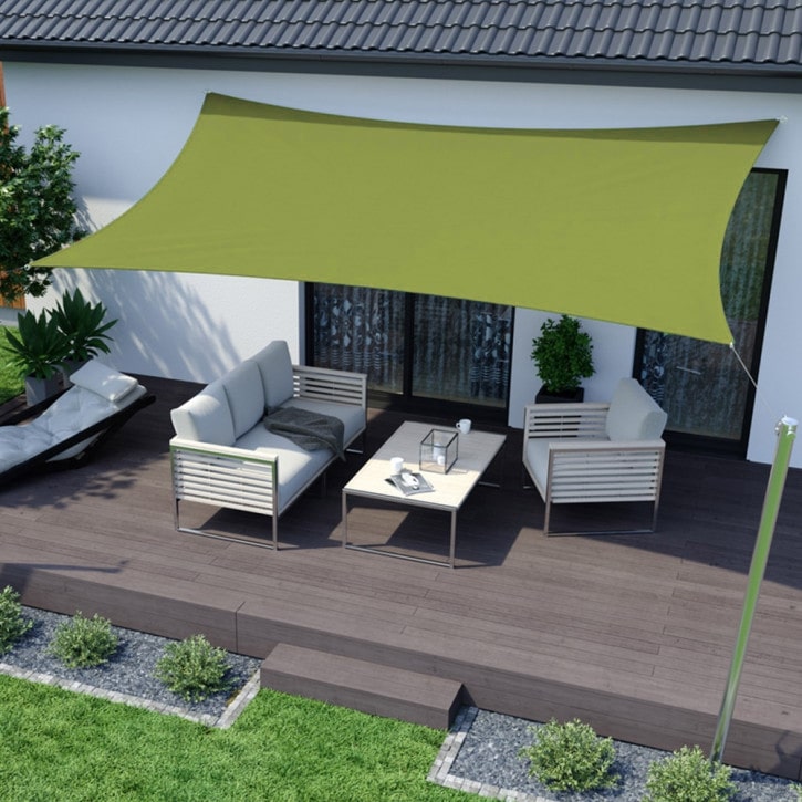 Rectangular Olive Shade Sail