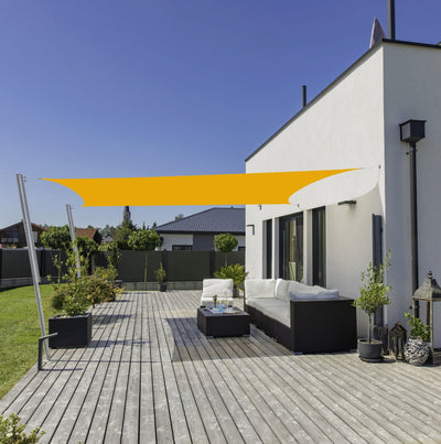 Rectangular Shade Sail Mustard