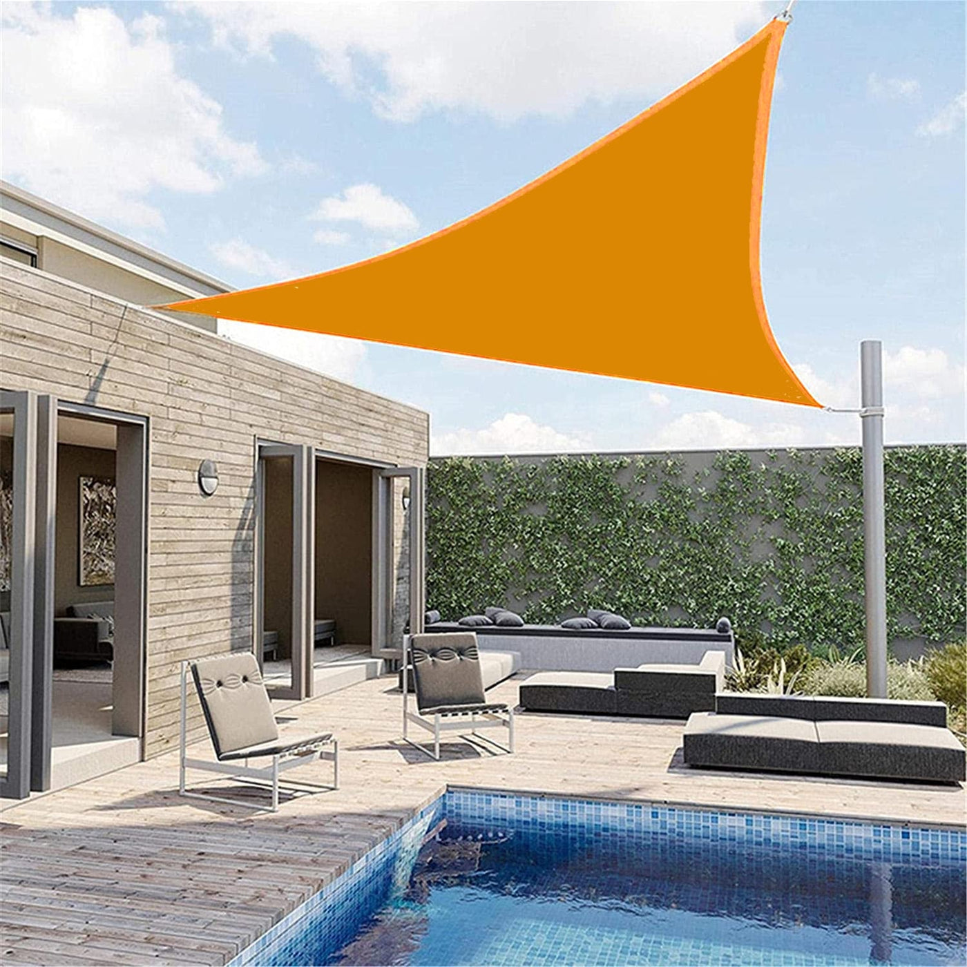 Triangular Shade Sail Mustard